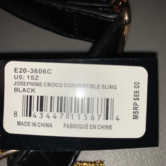 Bebe Josephine Croco Convertible Sling - Picture 4 of 4